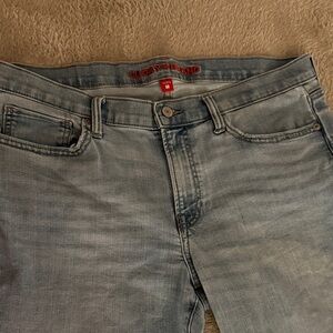 Lucky Brand Women's Faded Denim Straight Leg Jeans